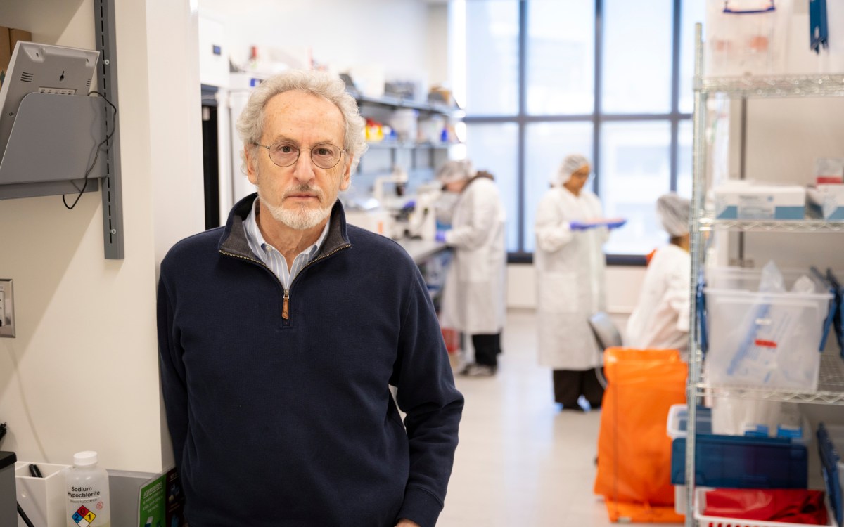Don Ingber in his lab.